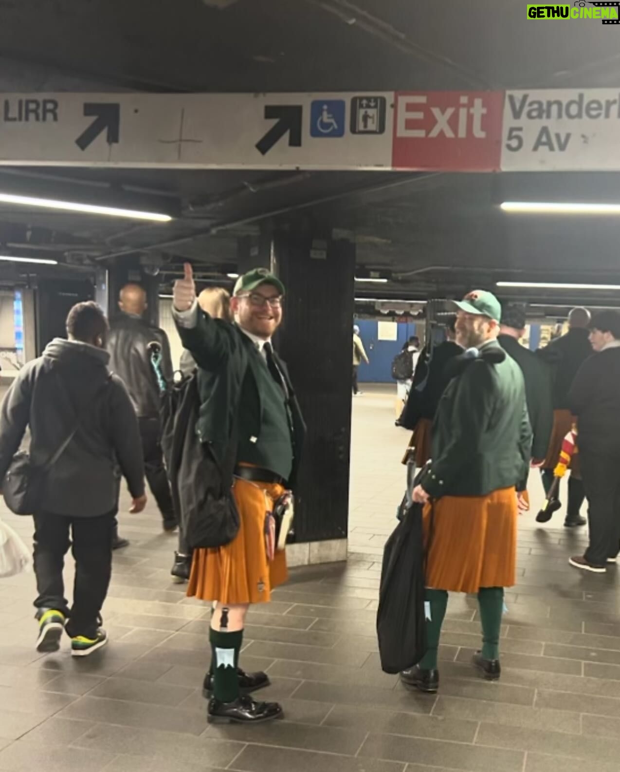 Cynthia Nixon Instagram - Happy St Patrick’s Day from NY underground ☘️☘️☘️