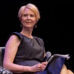 Cynthia Nixon Instagram – Had a total blast last night interviewing Samantha Irby (@bitchesgottaeat) in celebration of the release of her latest, brilliant laugh-out-loud book of essays, Quietly Hostile. Run and get it!! 📚 Many many thanks to all in the very full house at @SymphonySpace last night — you made it so much fun! 🥰🎉