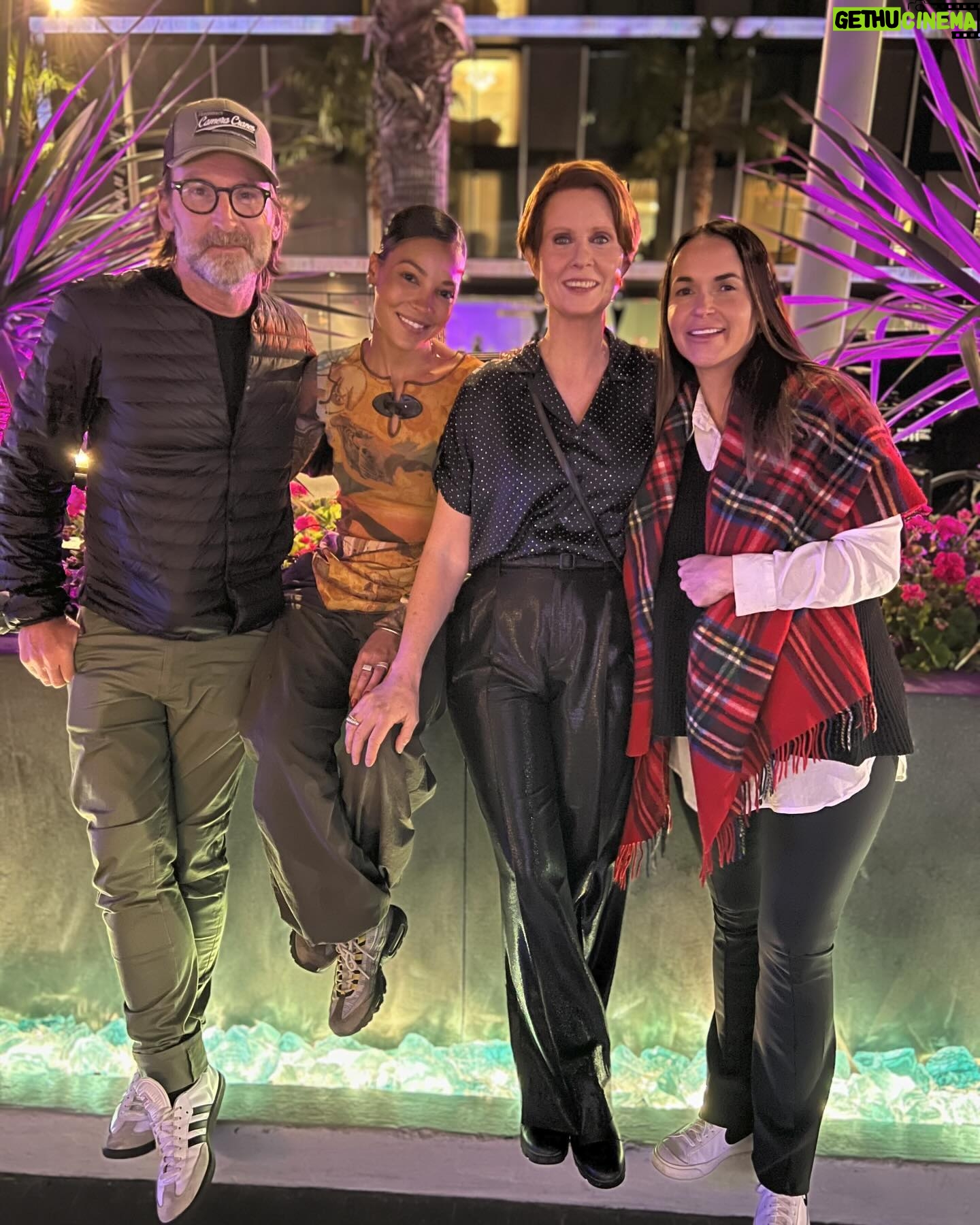Cynthia Nixon Instagram - There are too many good #AndJustLikeThat photos to fit into one post!! Here are some more moments from the @justlikethatmax set this year. What fun we had… and cannot wait to get working on season three! ✨