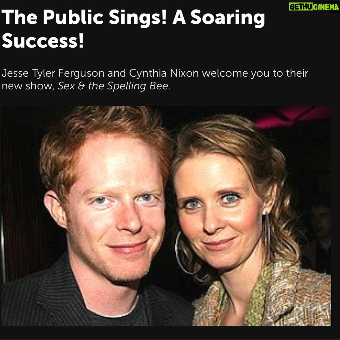 Cynthia Nixon Instagram - This week, "And Just Like That...” star Cynthia Nixon joins the show. Over a pear and pecorino salad & pork chops, Cynthia talks about juggling two Broadway shows when she was still a teenager, and she dishes on never-before-seen "Sex and the City” scenes. This episode was recorded at Hearth in the East Village, NYC. Episode link is in the bio—don't wait, give it a listen! ❤️