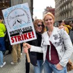 Cynthia Nixon Instagram – I stand with the WGA and visited the NYC picket line today organized by @wgaeast. Without writers there would be no tv or film—they deserve a fair contract now! 

The picket line is going in front of 888 Broadway until 5:30pm ET! I’ll be sharing the WGA’s upcoming NYC pickets on my Stories too.