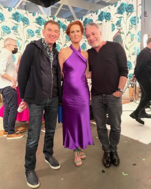 Cynthia Nixon Instagram - And just like that… 2023 is almost over! Because of the SAG-AFTRA strike, I couldn’t post most of our #AndJustLikeThat behind-the-scenes photos when episodes premiered this summer. So now I’m taking a walk down memory lane and sharing some of my favorite memories from our wonderful second season. 💘💘