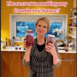 Cynthia Nixon Instagram - I go all out for #Thanksgiving and since 2019, this cranberry sauce (with secret ingredient jalapeños!) has been my signature — all thanks to Chef @tylerheckman and @foodandwine. Pro tip: Plan ahead so you can let it LINGER!! ❤️⏳