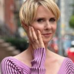 Cynthia Nixon Instagram - A little impromptu NYC sidewalk photo shoot this morning 💜