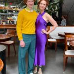 Cynthia Nixon Instagram - Always be my Brady!! 💜💛Miranda (and Brady) are back in NYC, and wonderful to welcome the one and only Candice Bergen (@bergenbags) back to our show! ⭐️ #AndJustLikeThat