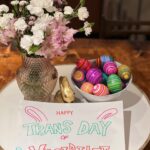 Cynthia Nixon Instagram - Happy Trans Day of Visibility everyone, please enjoy these homemade Easter eggs! 🏳️‍⚧️🐰🐣