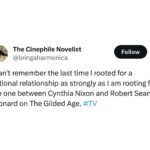 Cynthia Nixon Instagram - Then and Now with Robert Sean Leonard! Dug up this photo from our first time working together as siblings with Michael Learned and David Canary as our parents in the off-Broadway play Sally's Gone, She Left Her Name in 1985! 😊😊 Almost four decades later, I’m happy to report that we are still all smiles while working together on @GildedAgeHBO. See you Sunday evening for another all new episode from our fantastic second season! 📺 #GildedAge
