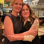Cynthia Nixon Instagram – I loved, loved, LOVED getting to see my friend @nicole_holofcener’s fantastically engaging movie @YouHurtMyFeelings. I can’t remember when I’ve laughed so much. Be sure to see it!
(You will hurt my feelings if you don’t 😊)

Dress @dorotheeschumacher (it was so chic I wore it twice in one week!)
Earrings @pichulikafrica 
Bracelet @shopmaramcs
Ring @jdaobjects
By the great @alicialombardini