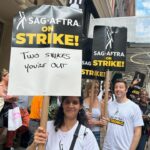 Cynthia Nixon Instagram - An honor to be in solidarity with this hard-working, brilliant, and united group of my fellow actors and writers. 💪💪 #SAGAFTRAStrong #WGAStrong