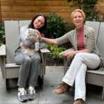 Cynthia Nixon Instagram - Here’s to 25 years of incredible friendship! Thanks for playing hooky with me and Aurora, @IAmKristinDavis. We ❤️ you!
