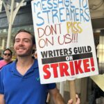 Cynthia Nixon Instagram - An honor to be in solidarity with this hard-working, brilliant, and united group of my fellow actors and writers. 💪💪 #SAGAFTRAStrong #WGAStrong