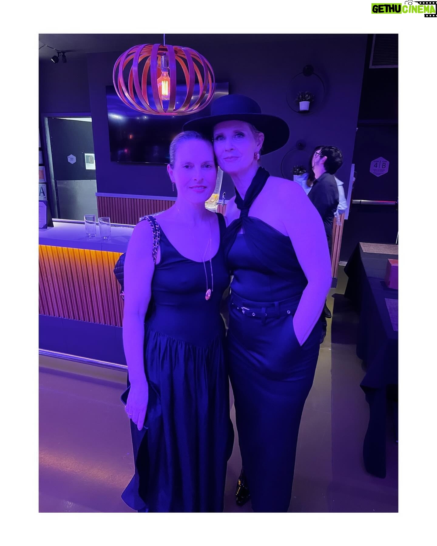 Cynthia Nixon Instagram - About last night...sharing some fun photos from the opening night of The Seven Year Disappear party 🎉 🥳 . Photo by Christine and Bruce Glikas @bruglikas @broadwaybruce_