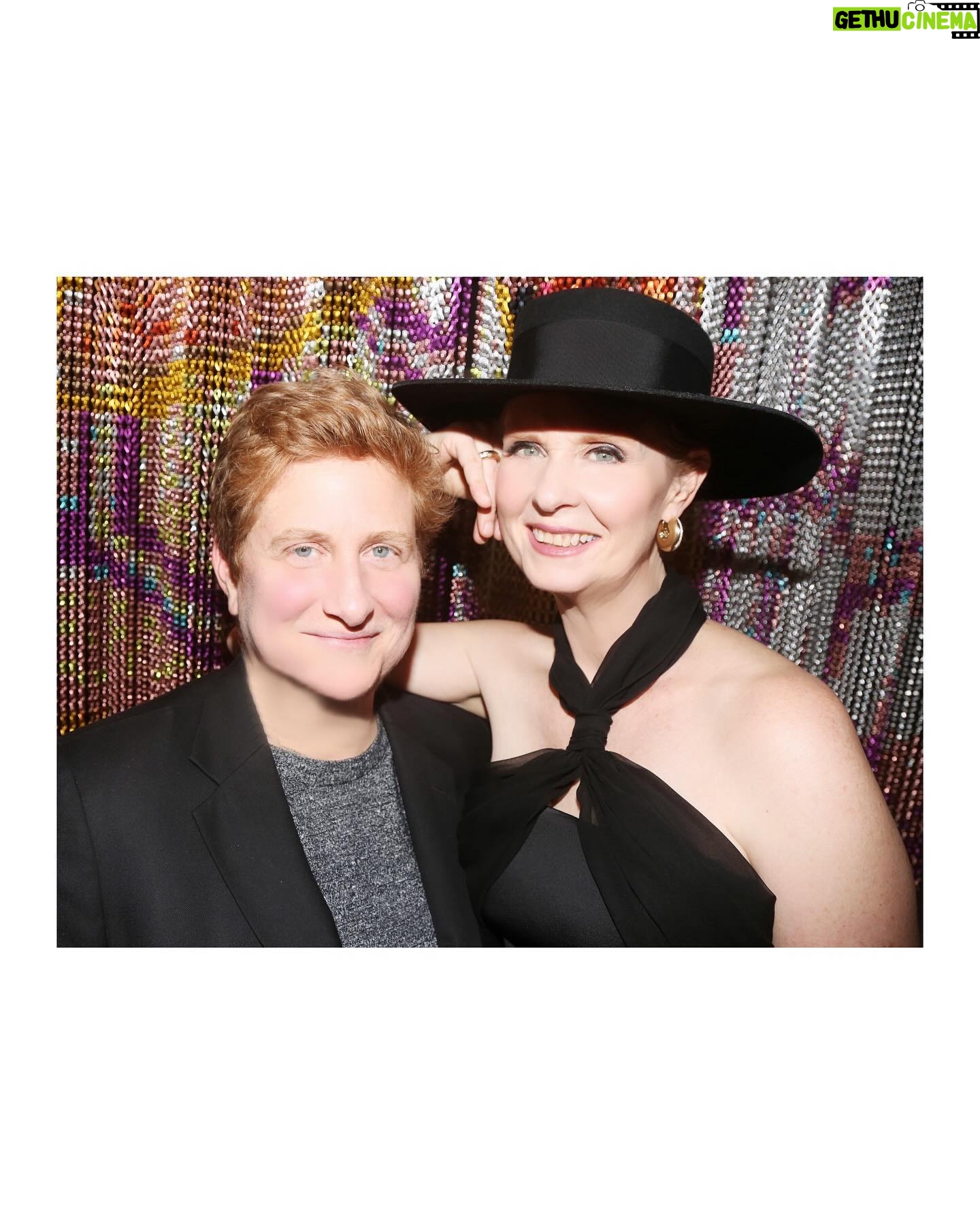 Cynthia Nixon Instagram - About last night...sharing some fun photos from the opening night of The Seven Year Disappear party 🎉 🥳 . Photo by Christine and Bruce Glikas @bruglikas @broadwaybruce_