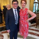 Cynthia Nixon Instagram - When I was 16 I had the enormous honor of being cast in Amadeus, directed by the great Milos Forman. Making a movie that would go on to win 8 Academy Awards was really something, but the experience was particularly memorable because we shot in Czechoslovakia under communist rule. To celebrate 40 years since the making of the film, the amazing Daniela Retkova organized a reunion of the Czech cast and crew with the American and international filmmakers in Prague at the fabulous @doxprague Museum where we all shared memories and stories. As a special treat, accomplished concert pianist @miroslav_sekera—who portrayed 8 year old Mozart in the movie—played the piano for us. 🎹 It was an incredibly moving evening! We also met US Ambassador @bijan—thank you for hosting us. For fun, swipe to the end to see a teenage me as Lorl, Mozart’s maid!