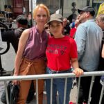 Cynthia Nixon Instagram – Today at @WGAEast’s #RallyAtTheRock to support my writer colleagues who are fighting for a fair and honest contract. As the sign behind the podium said, it’s time to do the WRITE thing! 📝

Swipe to the end for my tribute to some of the greatest (and most apropos) lines of all time! #WGAStrong