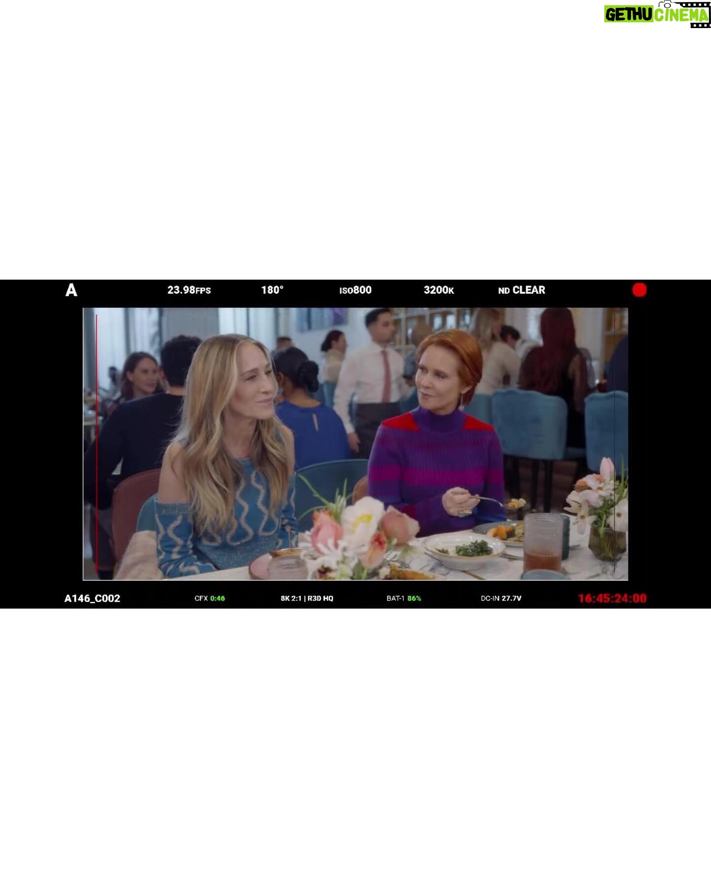 Cynthia Nixon Instagram - There are too many good #AndJustLikeThat photos to fit into one post!! Here are some more moments from the @justlikethatmax set this year. What fun we had… and cannot wait to get working on season three! ✨
