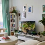 Cynthia Samuel Instagram - A little peek into my safe haven furnished by @auraliving_ae @auraliving You can use my discount code CA20 for a % Off 🩵