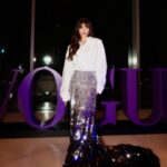 Cynthia Samuel Instagram - @maisonvalentino Mermaidcore for the @voguearabia Ball last night 🐚 🧜🏻‍♀️ Make up by : @diorbeauty @isabelleredamua