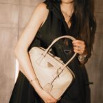 Cynthia Samuel Instagram – Celebrating the new @prada Re-Nylon Bag. #PradaReNylon
Prada’s Re-Nylon is regenerated nylon created through the recycling and purification of plastic collected from the ocean. #PradaReNylon