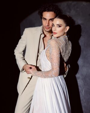 Cynthia Samuel Instagram - Officially Mr & Mrs Bakri 🤍 
 
Dress & Suit: @georgeshobeika @jadhobeika 
Photography: @patricksawaya 
Makeup: @bassamfattouh 
Hair: @assaadhairdesign
Organizers: @weddings4life