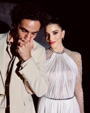 Cynthia Samuel Instagram - Officially Mr & Mrs Bakri 🤍 
 
Dress & Suit: @georgeshobeika @jadhobeika 
Photography: @patricksawaya 
Makeup: @bassamfattouh 
Hair: @assaadhairdesign
Organizers: @weddings4life