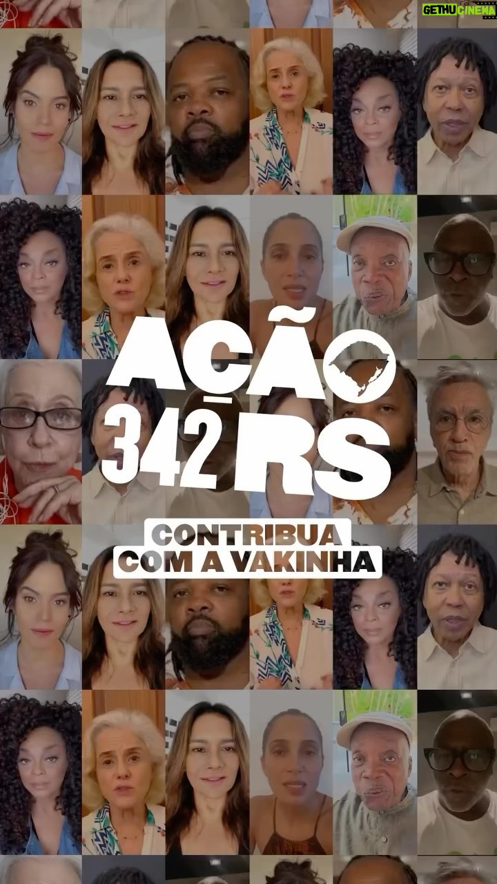 Débora Bloch Instagram - O Rio Grande do Sul precisa da nossa ajuda. Doe o que você puder, contribua com a nossa campanha de arrecadação para os trabalhadores da Cultura do RS. #342Artes #342RS