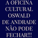 Débora Falabella Instagram - #Repost @sarantunes ・・・ É muito sério! A Oswald é constitutiva do artista de teatro de São Paulo Formativa, criadora, democrática Foi na Oswald que ingressei com 17 anos nas criações da Cia do Latão Foi na Oswald que nasceu o encontro para o Tablado de Arruar ser fundado E tb na Oswald que conheci o Lubi e logo depois nasceu o XIX Foi na Oswald que ingressei nos Sertões do Teatro Oficina com Zé Celso Foi dando Oficinas na Oswald que criamos com o Grupo XIX de Teatro Arrufos Foi na Oswald que ensaiamos Leopoldina. Apresentamos Hysteria. Apresentamos Negrinha. Abrimos p público Leopoldina. Apresentamos Sonhos Para Vestir. Apresentamos online Dora Apresentei filmes. Dei Oficinas. Vi peças. Formei e fui formada. Encontros fundamentais. Eu e todo mundo que cria em São Paulo Enaltecer especialmente a força de @valdirrivaben Precisamos Multiplicar o exemplo da Oswald de Andrade nao destruir CADÊ O EDITAL DE CHAMAMENTO DAS OFICINAS CULTURAIS? @mariliamartonofc @culturasp