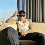 DPR IAN Instagram - Literally my 5 min of ME when I was in Korea. At my place in the @mondrianseoulitaewon !nice place but I can assure you my mind was racing like a track horse in this current moment and little did I know it would ultimately lead to a peak episode shortly a few days later…. Oh the song is just whatever ..🪂