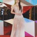 Dada Chan Instagram - The 17th Asian Film Awards 第十七屆亞洲電影大獎 Make up: @bubuumakeup Hair: @jackjack_hung @dazzlehairsalon_ Dress: @theweddinggown_official @inbaldrorofficial nail: @luxenail Ring: @crisathena_paris