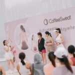Dada Chan Instagram - COFFEESWEAT NEW COLLECTION LAUNCH🤍 Summer Activewear Anywhere Collection. 雖然活動中途下雨，但看見來的女生們無懼風雨繼續跟coffee做運動，令我心情很激昂，欣賞女性嘅凝聚力🫶🏻愛運動的女生無論外在和內在都是最強韌的💪🏻我們是最強的！ Life isn’t about waiting for the storm to pass but learning to dance in the rain! @coffeesweat_ @coffee89921 @ghlchan @harbourcity @ipshkg #coffeesweat #coffeelam #workout #workoutwithcoffeesweat #yoga #harbourcity