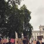Daisy Edgar-Jones Instagram - Black Lives Matter protest Parliament Square