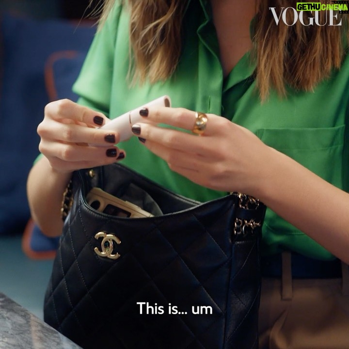 Daisy Edgar-Jones Instagram - Thank you so much for having me @britishvogue . Here are some of the things that are in my bag, head to YouTube to see the rest 🥳 @chanelofficial #cococrush #ad Directed by @TheRealMinnieCarver, DoP @Arthur_Loveday, senior production manager @CaraKempster, edited and post-production coordinator @Jess__Vincent, styled by @Jessica_Gerardi, hair by @PaulJonesHair, make-up by @JoeyJoeyChoy and nails by @JenniDraper77. Filmed at @TheStandardLondon.