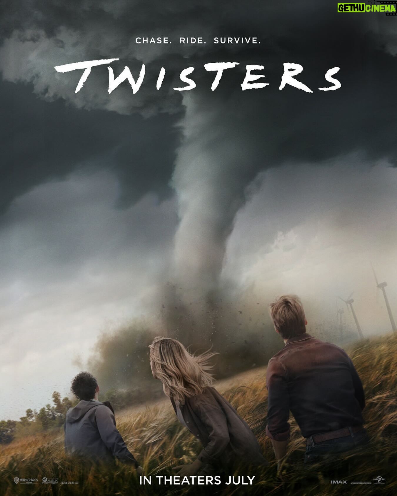 Daisy Edgar-Jones Instagram - Chase. Ride. Survive. #TwistersMovie is only in theaters July 19.