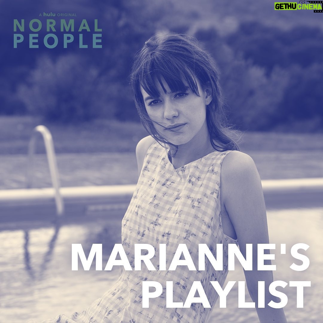 Daisy Edgar-Jones Instagram - So excited to share my Marianne playlist with you, it’s a mixture of songs from the show and songs from the playlist I made for Marianne when filming ✨ link in the bio @normalpeoplehulu @hulu
