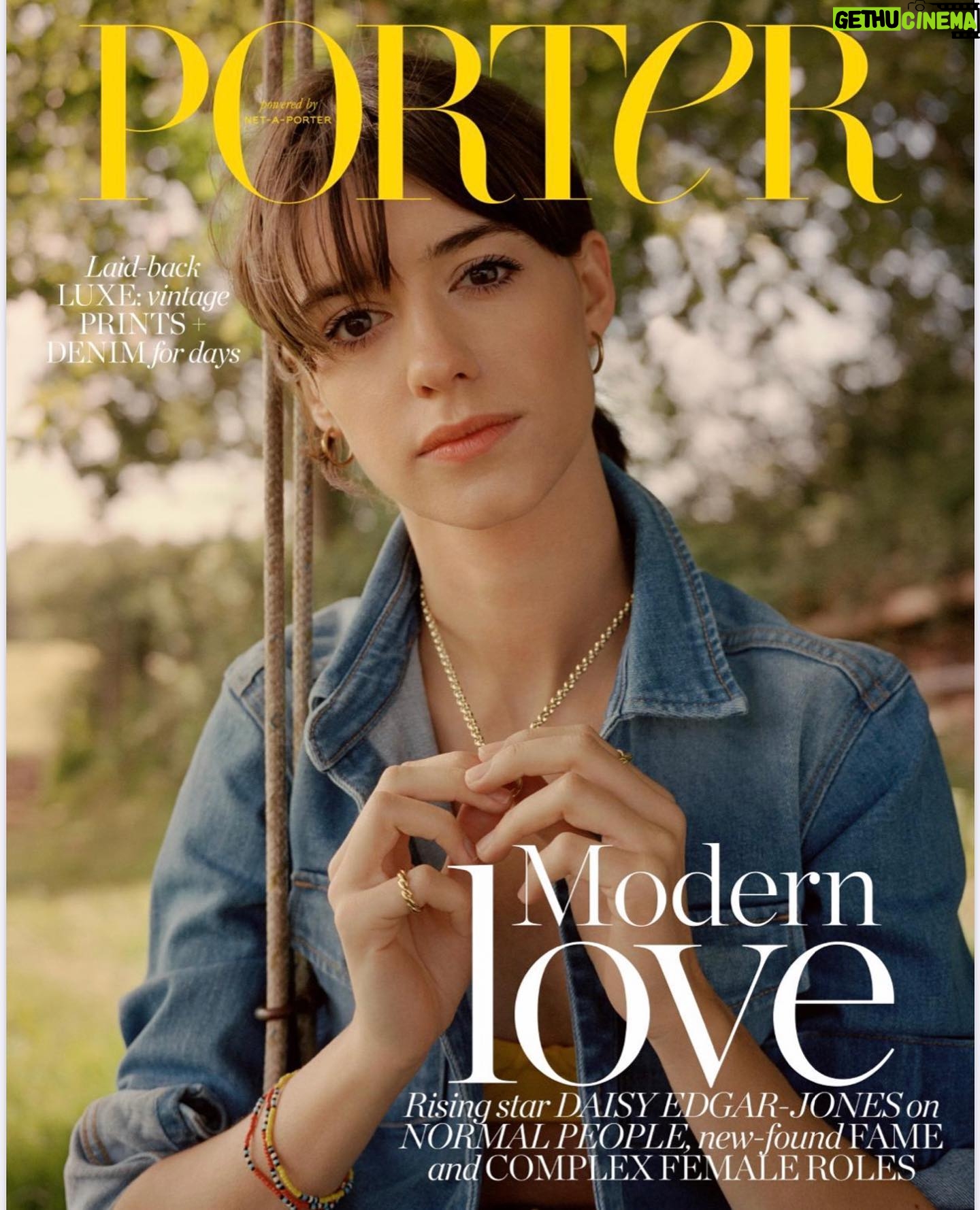 Daisy Edgar-Jones Instagram - Thank you so much for having me @portermagazine ✨