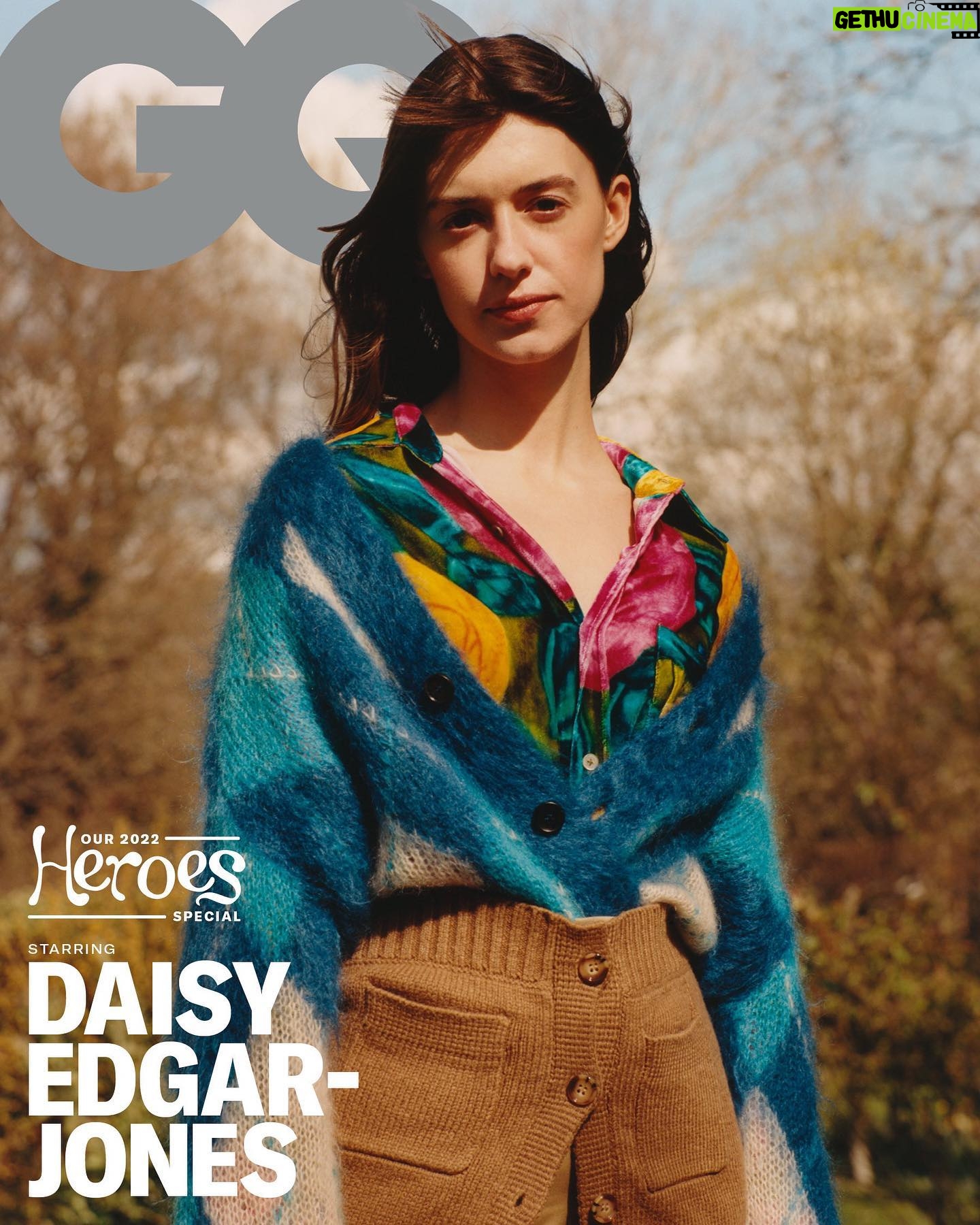 Daisy Edgar-Jones Instagram - Presenting British GQ’s final #GQHeroes cover star: @daisyedgarjones. Head to the link in bio to read the interview by @annaleszkie and see all the photographs by @ben.parks.studio. Styling by @nobutannawa. #BMWxGQHeroes @BMWUK