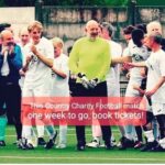 Daisy May Cooper Instagram - WHOS COMING TO SEE ME THIS SUNDAY THEN? I shall be managing this bunch of cockwombles.... I'd play in the match, only I smashed my leg to smithereens and it looks like a breadstick in a blender buy your tickets at Swindon town FC website