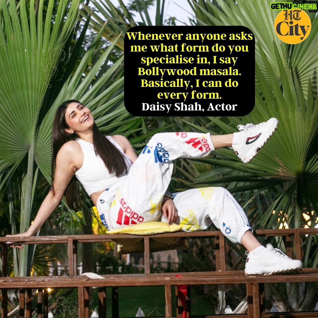 Daisy Shah Instagram - For actor Daisy Shah (@shahdaisy), dance will always be her first love, and she calls it an emotion. “Dancing is a way to portray your emotions. Many people find it hard to express with words and I am one of them. So, music is the easiest way to convey my emotions to someone,” says Shah, as she poses exclusively for HT City, celebrating International Dance Day. Interview by @nayy_kayy_ 📸 @raajesshkashyap #daisyshah #internationaldanceday #danceday #Bollywooddance