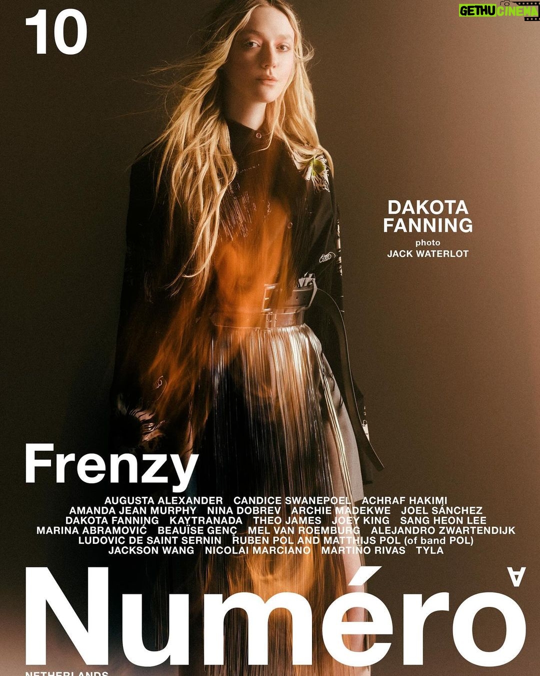 Dakota Fanning Instagram - 🙏🏻 @numero_netherlands 🙏🏻 photography and director: @jackwaterlotstudio styling: @christianstroble makeup: @kateleemakeup hair: @owengould nails: @beautyundone