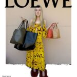 Dakota Fanning Instagram - Dakota Fanning for LOEWE Spring Summer 2024 precollection. Photography Juergen Teller Creative direction Jonathan Anderson Creative partner Dovile Drizyte Styling Benjamin Bruno Production Holmes Production #LOEWE #LOEWESS24
