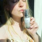 Dakota Fanning Instagram - The Concentrated Brightening Serum from @cledepeaubeaute gives me the perfect glow for summer! #CPBCollective