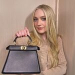 Dakota Fanning Instagram - #InLoveWithMyPeekaboo #Fendi #Fendipeekaboo #Fendipartner @fendi
