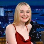 Dakota Fanning Instagram - @dakotafanning reacts to a childhood home video with her sister @ellefanning! #FallonTonight The Tonight Show Starring Jimmy Fallon