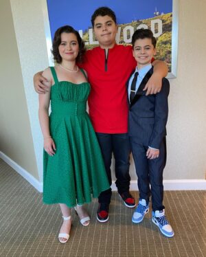 Dalila Bela Instagram - Hey, everyone!!! I went to the Boss Baby : Family Business premier in LA with my family yesterday!!! Go check out my youngest brother @raphaelalejandro22 as the character “Nathan”!! Can’t wait for you guys to see this awesome film when it comes out in theatres and on @peacocktv on July 2nd!!!! Also, thank you @_dreadiaz_  for the gorgeous makeup, and @jaysonmedinahair for the beautiful hairdo!!! #bossbabyfamilybusiness #covidsafe