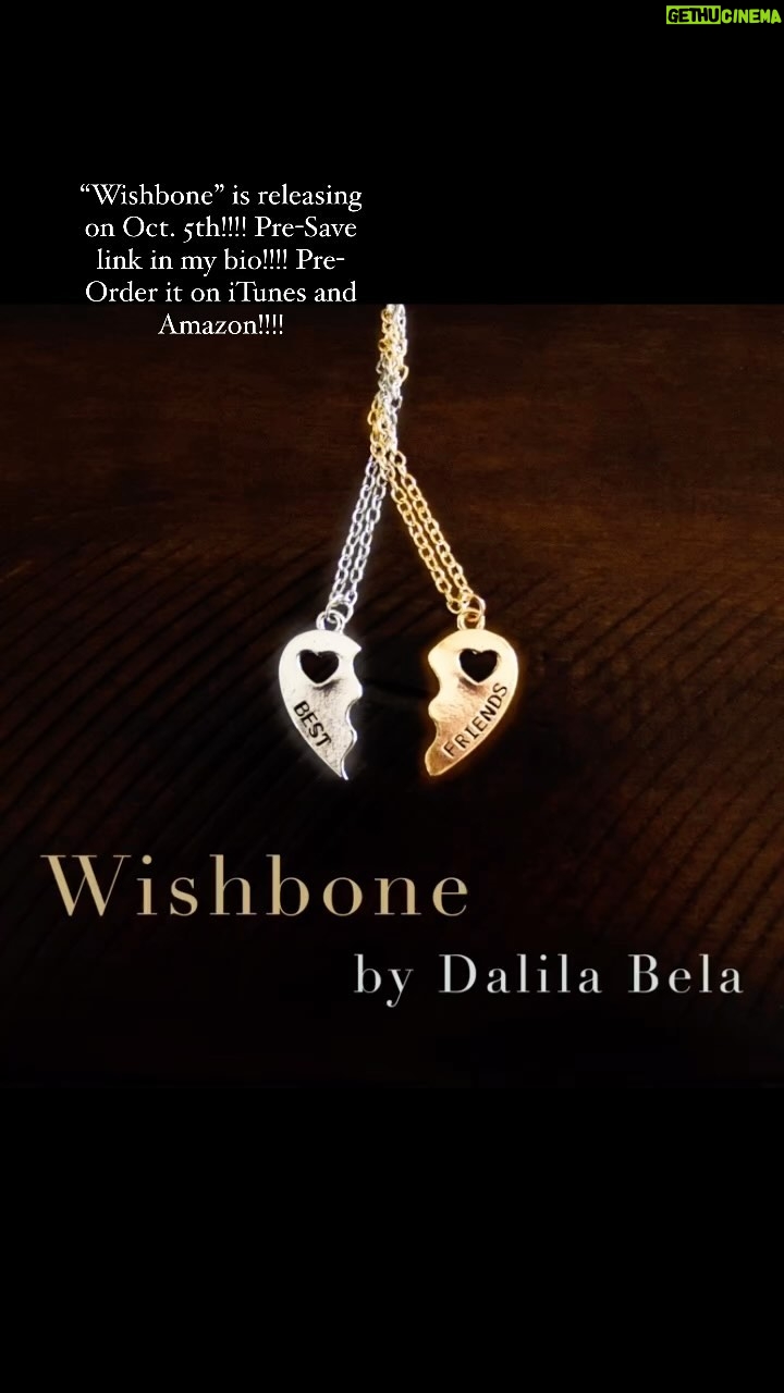 Dalila Bela Instagram - This is the cover photo for my second single “Wishbone” that’s releasing on October 5th!!! Thank you to my younger brother @brucesalomon29 for the photo!!!!! And super big thanks to @vincetrupsin for editing the cover photo!!! #dalilabela #wishbone #wishbonedalilabela