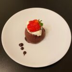 Dalila Bela Instagram – This molten lava cake will make any heart melt!! 😉😄 Homemade whipped-cream courtesy of @raphaelalejandro22!!! 😁