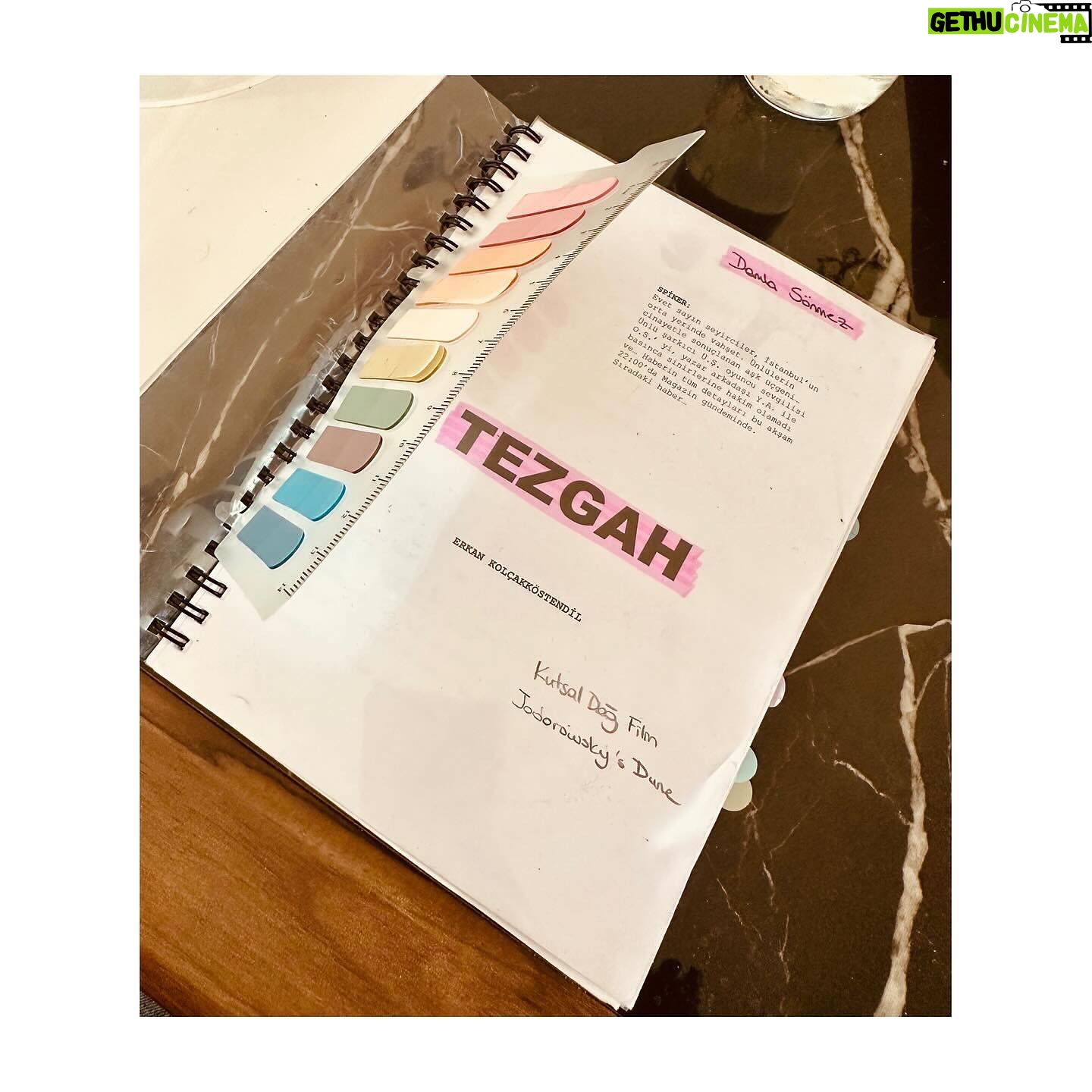 Damla Sönmez Instagram - Tezgah kuruldu 🧿 #tezgahfilm 🔜