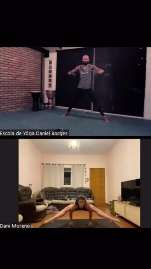Dani Moreno Instagram - O desafio diário do Yôga. Que te tira da zona de conforto. 

Obrigada pela aula poderosa de ontem @dmsyogin !! 

@escoladanielborges