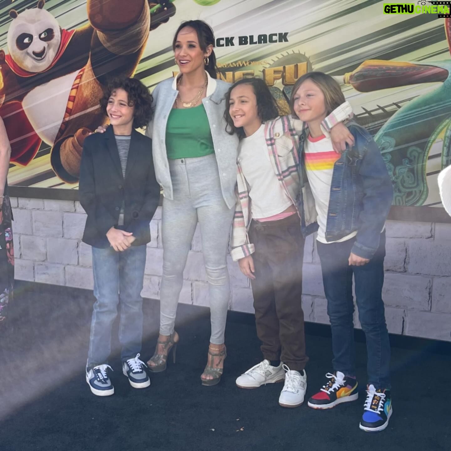 Dania Ramírez Instagram - Family fun at #KunfuPanda4Premier We LOVED it!! @mygaiaaether and #Hudson had the best time! #photodump