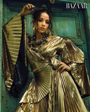 Dania Ramírez Instagram - I am honored! @bazaarvietnam Llegue en 🔥 “Dania Ramírez is Harper Bazaar’s May fashion muse.  The award winning Afro-Latina leading actress continues to break boundaries, now adding music to her resume as she finishes working on her first single “Respira”. In the interview with Harper’s Bazaar Vietnam, Dania Ramirez delves into her passion for fashion, revealing how her style mirrors her dynamic character and her venture into music with the upcoming debut single.”
.
Photography: Harol Baez @harolbaezstudio 
Wardrobe stylist: Ilaria de Plano @ilaria_de_plano 
Skin and Make up by Gina Brooke Beauty @ginabrookebeauty
Hair by Ricardo Rojas @hairbyricardorojas 
PR: @imprintpr 

#fashiongram #fashionicon #moviestar #harpersbazaarfashionista #beautyicon #Goddess #Ishtar #FlawlessSkin #HaironFleek